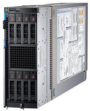 Dell PowerEdge MX840C Blade Server 8 Bay Compute Sled CTO Chassis H730P