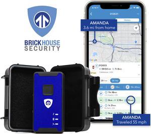 Brickhouse Security GPS Tracker for Vehicles No Monthly Fee - 1 Year  Subscription Included - Portable LTE GPS International Tracking Devices for  Cars