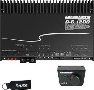 AudioControl D-6.1200 6-Channel Car Amplifier with Digital Signal Processing & ACR-3 Dash Remote