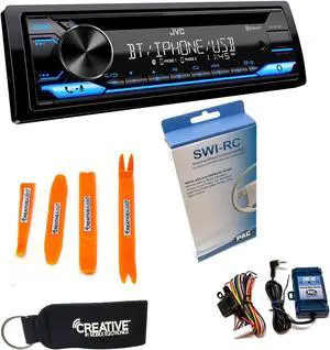 JVC KD-TD71BT - CD Receiver featuring Bluetooth, Front USB, AUX, Amazon Alexa + Swi-RC Steering Wheel Control Interface