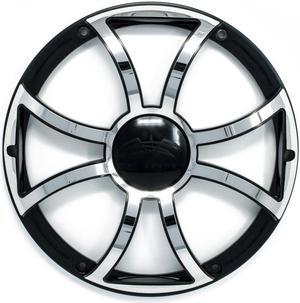 Wet Sounds REVO 12 XS-B-SS GRILL Black w/ Stainless XS Open Style Grill for the REVO 12 Inch LED Marine Subwoofer