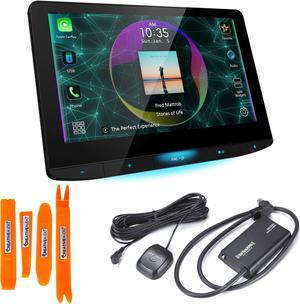 JVC KW-Z1000W 10.1" HD Receiver with Bluetooth, Wireless Android Auto & Wireless Apple CarPlay, HDMI and SXV300v1 Tuner