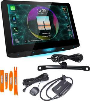 JVC KW-Z1000W 10.1" HD Receiver with Bluetooth, Wireless Android Auto & Wireless Apple CarPlay, SXV300v1 Tuner, and Back Up Camera