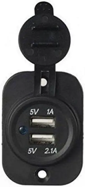 Jensen USBCHG1 Dual Outlet Universal USB Charger