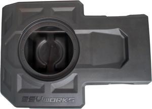 SSV Works KX-PS10U Unloaded Custom Molded 10" Sub Enclosure Compatible with Kawasaki TERYX KRX 1000