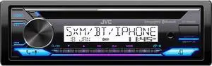 JVC KD-T92MBS Marine CD Receiver Bluetooth, USB, Backlit Display, Conformal Coated PCB, 13-Band EQ, Variable-Color Illumination, JVC Remote App Compatibility