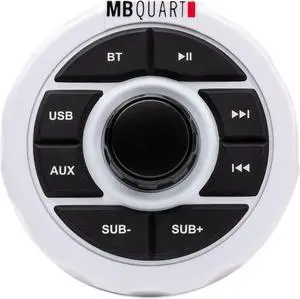 MB Quart GMR-1.5W Nautic 160 Watt Powered Source Unit (White)