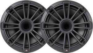 MB Quart NH2-120 Nautic 8 Inch Marine Compression Horn Speakers. Black, Silver and White Grills Included