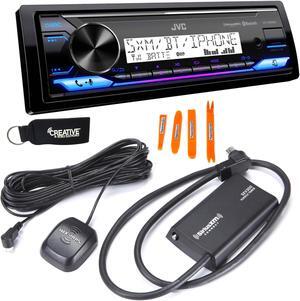 JVC KD-X38MBS Marine Digital Receiver W/ BT, USB, XM Ready + SXV300 SirusXM Satellite Radio Tuner