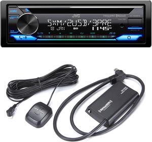 JVC KD-T925BTS CD Receiver featuring Bluetooth®, Front & Rear Dual USB, Sirius XM, Amazon Alexa, 13-Band EQ, Variable-Color Illumination, with SXV300v1 Satellite Radio Tuner