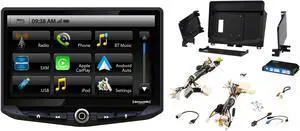 Stinger Heigh10 10" In-dash Infotainment System compatible with Apple CarPlay & Android Auto, Includes installation kit compatible with 2014-21 Tundra