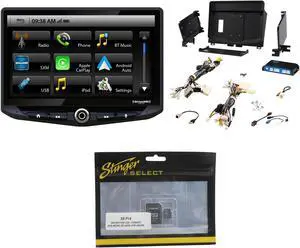 Stinger Heigh10 10" In-dash Infotainment System compatible with Apple CarPlay & Android Auto, Includes Navigation Card & Installation Kit compatible with 2014-21 Tundra