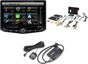 Stinger Heigh10 10" In-dash Infotainment System compatible with Apple CarPlay & Android Auto, Includes Satellite Radio Tuner & Installation Kit compatible with Tacoma Trucks 16-21