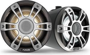 Fusion SG-FLT653SPB Signature Series 3i 6.5" 230-watt CRGBW Sports Marine Wake Tower Speakers (Pair) - Black