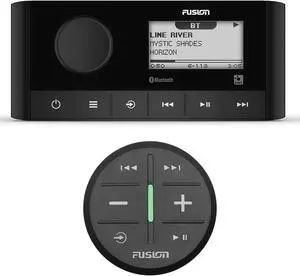 Fusion MS-RA60 Marine Stereo With 1 Fusion ARX70B Wireless Remote Black