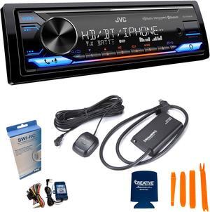 JVC KD-X470BHS Digital Media Receiver BT, HD Radio compatible with SXV300 SiriusXM Tuner,Amazon Alexa and SWI-RC adapter