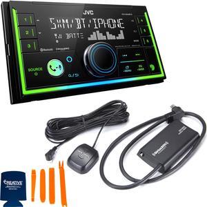 JVC KW-X840BTS 2-Din Digital Media Receiver compatible with SXV300 SiriusXM Tuner, Bluetooth and Amazon Alexa