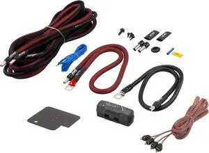 Stinger STXKJW4 Underseat Amplifier 4-gauge Wiring Kit Compatible with Wrangler Unlimited (4-door) 2007-2022 & Gladiator JT 2020-2022