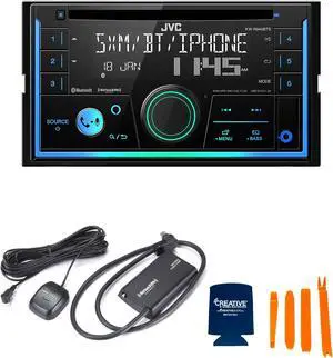 JVC KW-R940BTS 2-Din CD Receiver compatible with SXV300 SiriusXM Tuner, Bluetooth, and Amazon Alexa