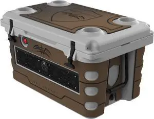 Wet Sounds Stealth SHIVR-55-GRY Gray High Output Audio Cooler Speaker System + Full Gator Step Kit - Whiskey Over Black