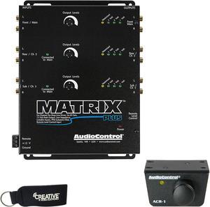 AudioControl MATRIX PLUS 6-Ch Line Driver w/ Level Control & ACR-1 Dash Remote