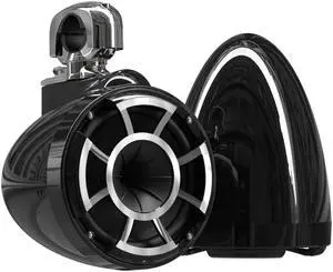 Wet Sounds REV 8 Swivel Clamp Tower Speakers - Black (Pair)