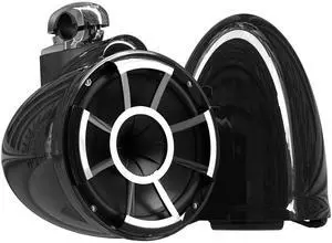 Wet Sounds REV 10 Fixed Clamp Tower Speakers - Black (Pair)