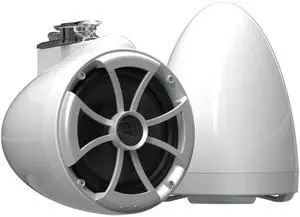 Wet Sounds ICON8-WX ICON 8" Marine Tower Speakers with X Mount kit - Pair White