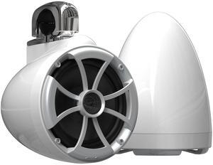 Wet Sounds 2) ICON 8 Fixed Clamp Tower Speakers - Pair White
