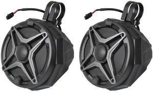 SSV Works US2-C65A-200 6.5" Cage Mount Pods with 2.0" Clamps - Loaded with SSV Works A6 6.5" speakers