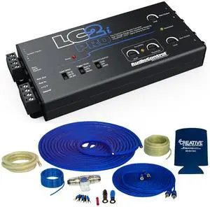 Stinger SS1200XS 4GA Copper 1200W Amplifier Wiring Kit with AudioControl LC2i-PRO 2-channel line output converter