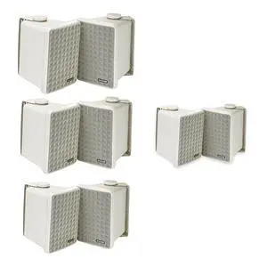 Kicker KB6 Indoor Outdoor Grey Speakers 4 Pair for Patio, Dock & Garage Kicker KB6 Indoor Outdoor Grey Speakers 4 Pair for Patio, Dock & Garage