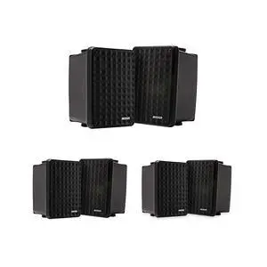 Kicker KB6 Indoor Outdoor Black Speakers 3 Pair for Patio, Dock & Garage Kicker KB6 Indoor Outdoor Black Speakers 3 Pair for Patio, Dock & Garage