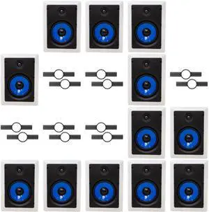 12-Legrand HT5651 5000 Series 6.5" In-Wall Speaker (Sold Individually) + INSTALL KIT (PRE CONSTRUCTION BRACKET) 12-Legrand HT5651 5000 Series 6.5" In-Wall Speaker (Sold Individually) + INSTALL KIT (PRE CONSTRUCTION BRACKET)