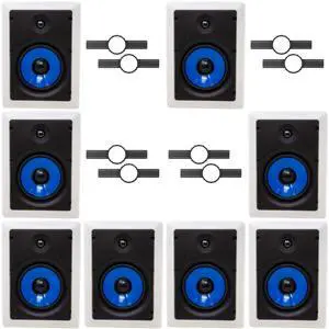 8-Legrand HT5651 5000 Series 6.5" In-Wall Speaker (Sold Individually) + INSTALL KIT (PRE CONSTRUCTION BRACKET) 8-Legrand HT5651 5000 Series 6.5" In-Wall Speaker (Sold Individually) + INSTALL KIT (PRE CONSTRUCTION BRACKET)