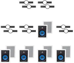 5-Legrand MS3651 3000 Series 6.5" In-Wall Speakers (Pair) + INSTALL KIT (PRE CONSTRUCTION BRACKET) 5-Legrand MS3651 3000 Series 6.5" In-Wall Speakers (Pair) + INSTALL KIT (PRE CONSTRUCTION BRACKET)