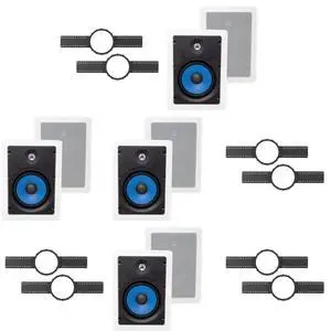 4-Legrand MS3651 3000 Series 6.5" In-Wall Speakers (Pair) + INSTALL KIT (PRE CONSTRUCTION BRACKET) 4-Legrand MS3651 3000 Series 6.5" In-Wall Speakers (Pair) + INSTALL KIT (PRE CONSTRUCTION BRACKET)
