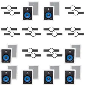 8-Legrand MS3651 3000 Series 6.5" In-Wall Speakers (Pair) + INSTALL KIT (PRE CONSTRUCTION BRACKET) 8-Legrand MS3651 3000 Series 6.5" In-Wall Speakers (Pair) + INSTALL KIT (PRE CONSTRUCTION BRACKET)