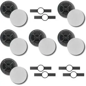 (6) KLH Faraday Series F-6800-DVC 8" IN-CEILING SPEAKER + KLH INSTALLATION KIT (6) KLH Faraday Series F-6800-DVC 8" IN-CEILING SPEAKER + KLH INSTALLATION KIT