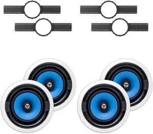 2 (PAIR) MS3800 8" IN CEILING SPEAKER + INSTALL KIT (PRE-CONSTRUCTION BRACKETS) 2 (PAIR) MS3800 8" IN CEILING SPEAKER + INSTALL KIT (PRE-CONSTRUCTION BRACKETS)