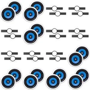 8 (PAIR) MS3800 8" IN CEILING SPEAKER + INSTALL KIT (PRE-CONSTRUCTION BRACKETS) 8 (PAIR) MS3800 8" IN CEILING SPEAKER + INSTALL KIT (PRE-CONSTRUCTION BRACKETS)