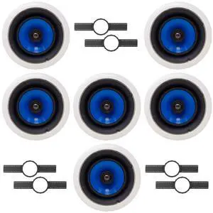 6 Legrand HT5650 5000 Series 6.5" In-Ceiling Speaker (Sold Individually) + INSTALL KIT (PRE CONSTRUCTION BRACKET) 6 Legrand HT5650 5000 Series 6.5" In-Ceiling Speaker (Sold Individually) + INSTALL KIT (PRE CONSTRUCTION BRACKET)