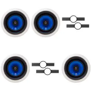 4 Legrand HT5650 5000 Series 6.5" In-Ceiling Speaker (Sold Individually) + INSTALL KIT (PRE CONSTRUCTION BRACKET) 4 Legrand HT5650 5000 Series 6.5" In-Ceiling Speaker (Sold Individually) + INSTALL KIT (PRE CONSTRUCTION BRACKET)