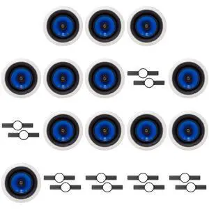 12 Legrand HT5650 5000 Series 6.5" In-Ceiling Speaker (Sold Individually) + INSTALL KIT (PRE CONSTRUCTION BRACKET) 12 Legrand HT5650 5000 Series 6.5" In-Ceiling Speaker (Sold Individually) + INSTALL KIT (PRE CONSTRUCTION BRACKET)
