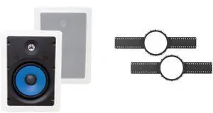 1-Legrand MS3651 3000 Series 6.5" In-Wall Speakers (Pair) + INSTALL KIT (PRE CONSTRUCTION BRACKET) 1-Legrand MS3651 3000 Series 6.5" In-Wall Speakers (Pair) + INSTALL KIT (PRE CONSTRUCTION BRACKET)