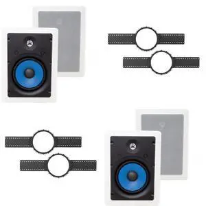 2-Legrand MS3651 3000 Series 6.5" In-Wall Speakers (Pair) + INSTALL KIT (PRE CONSTRUCTION BRACKET) 2-Legrand MS3651 3000 Series 6.5" In-Wall Speakers (Pair) + INSTALL KIT (PRE CONSTRUCTION BRACKET)