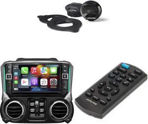 Alpine i509-WRA-JK 9" Multimedia Receiver w/ SPV-10TW-WRA & RUE-4360 Remote Bundle for 11-18 Wrangler Alpine i509-WRA-JK 9" Multimedia Receiver w/ SPV-10TW-WRA & RUE-4360 Remote Bundle for 11-18 Wrangler