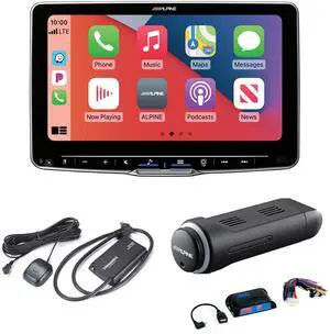 Alpine ILX-F509 Halo9 9" Multimedia Receiver w/ KTX-NS01 Nav Module, Satellite Tuner, & Steering Wheel Interface Alpine ILX-F509 Halo9 9" Multimedia Receiver w/ KTX-NS01 Nav Module, Satellite Tuner, & Steering Wheel Interface