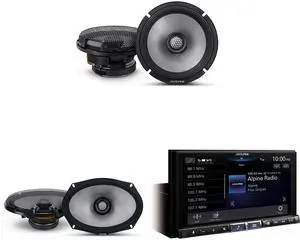 Alpine ILX-507 7-Inch Multimedia Receiver w/ & 6.5" & 6x9" R2 Speaker Bundle - R2-S65 & a Pair of R2-S69 Alpine ILX-507 7-Inch Multimedia Receiver w/ & 6.5" & 6x9" R2 Speaker Bundle - R2-S65 & a Pair of R2-S69