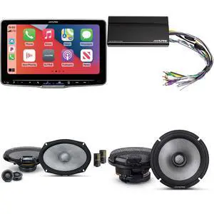 Alpine ILX-F509 Halo9 9" Multimedia Touchscreen Receiver w/ R2-S69C 6x9" Comp & R2-S65 6.5" Coaxial Bundle w/ Power Pack Alpine ILX-F509 Halo9 9" Multimedia Touchscreen Receiver w/ R2-S69C 6x9" Comp & R2-S65 6.5" Coaxial Bundle w/ Power Pack